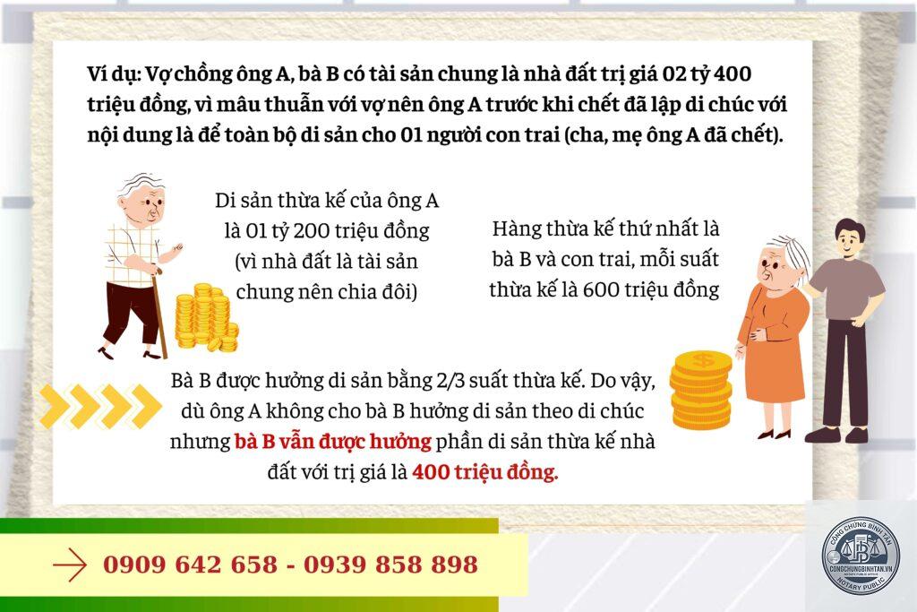 cha mẹ có được hưởng thừa kế khi con lập di chúc