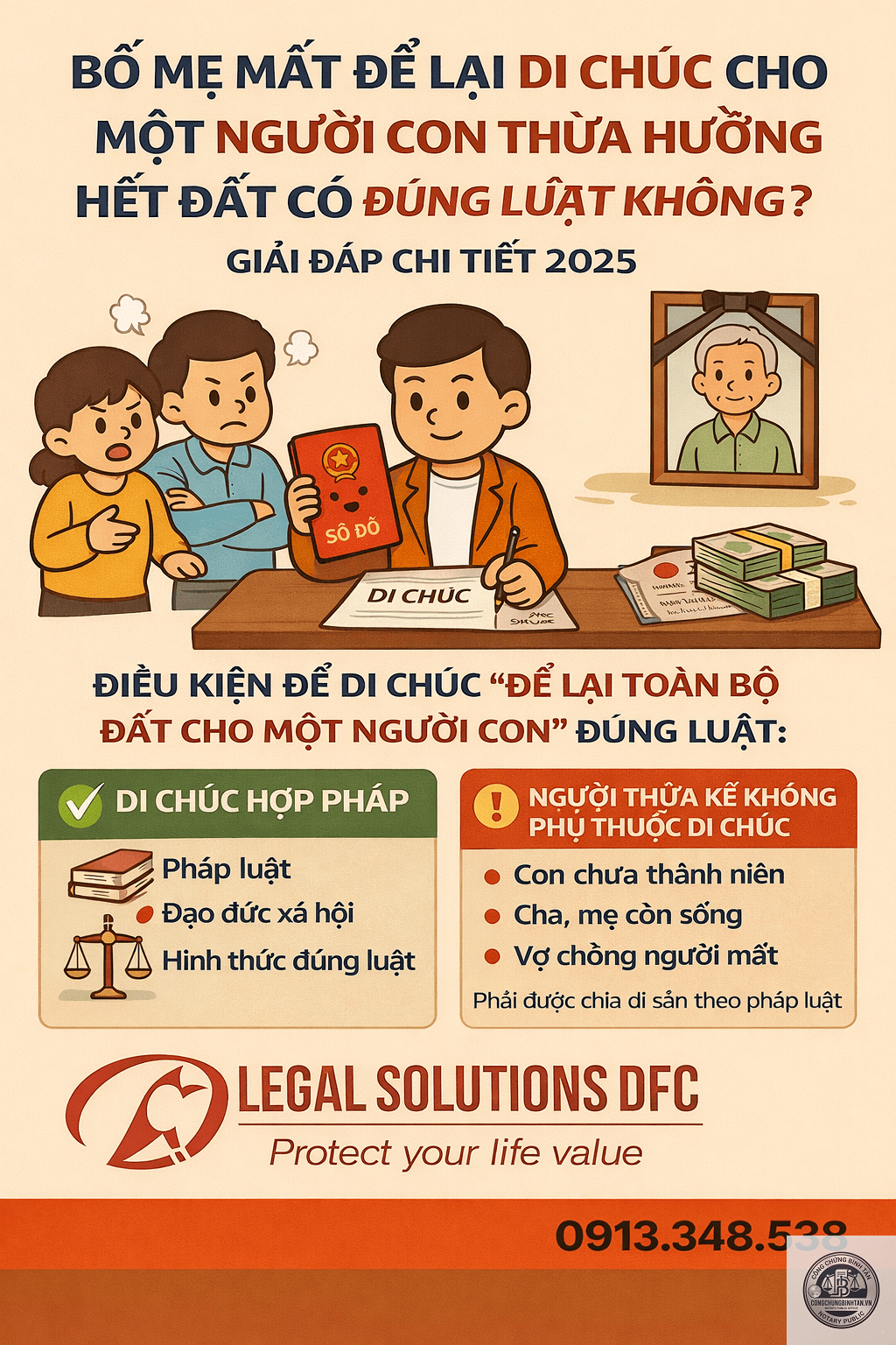 cha mẹ kh&ocirc;ng để lại di ch&uacute;c cho một người con - Image 2