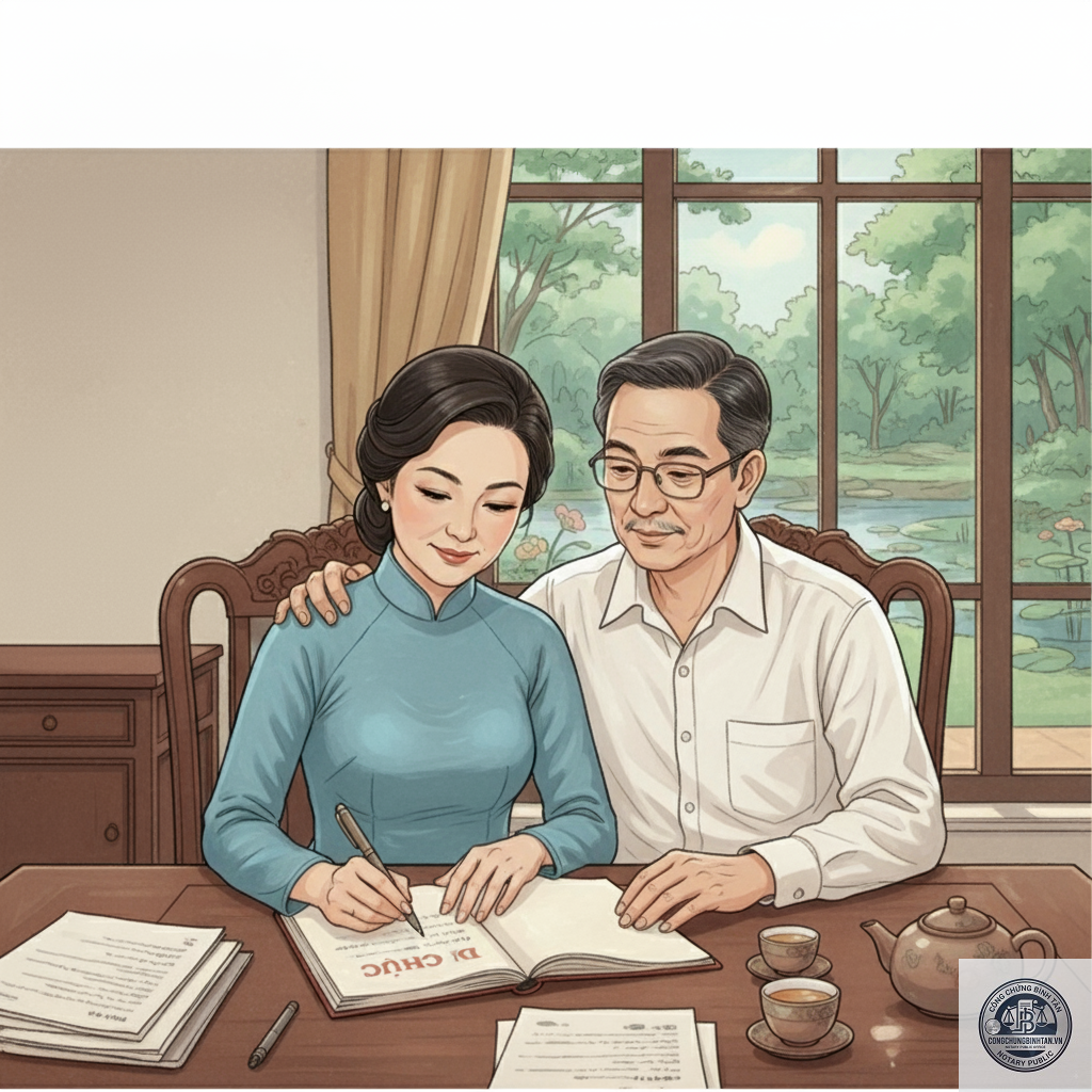 chồng lập di ch&uacute;c kh&ocirc;ng cho vợ hưởng - Image 2