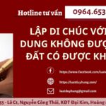Chuyển nhượng đất có làm mất hiệu lực di chúc không? Giải đáp chi tiết từ chuyên gia pháp lý chuyển nhượng đất có làm mất hiệu lực di chúc không