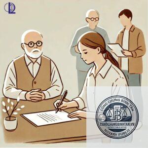 có được nhờ người khác ký di chúc không