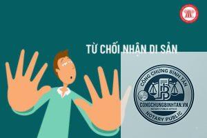 con chưa thành niên có được tự nhận di sản không