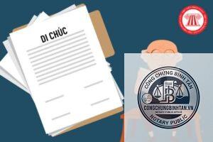 con chưa thành niên hưởng di chúc
