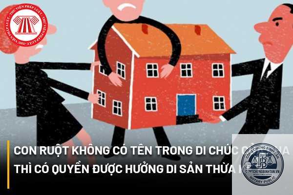con chưa xác định cha có được hưởng di chúc