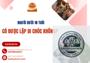 con dưới 18 tuổi hưởng di chúc