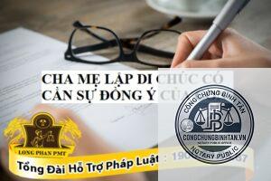con không đồng ý với di chúc của cha mẹ