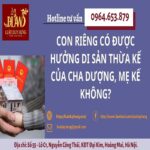 con ri&ecirc;ng c&oacute; được hưởng t&agrave;i sản của cha dượng
