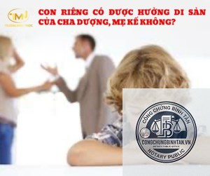 con riêng của cha có được hưởng di chúc