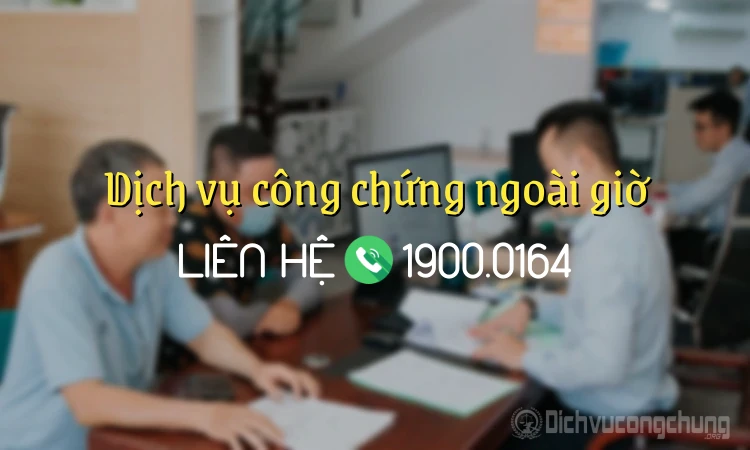 công chứng di chúc ngoài giờ - Image 1