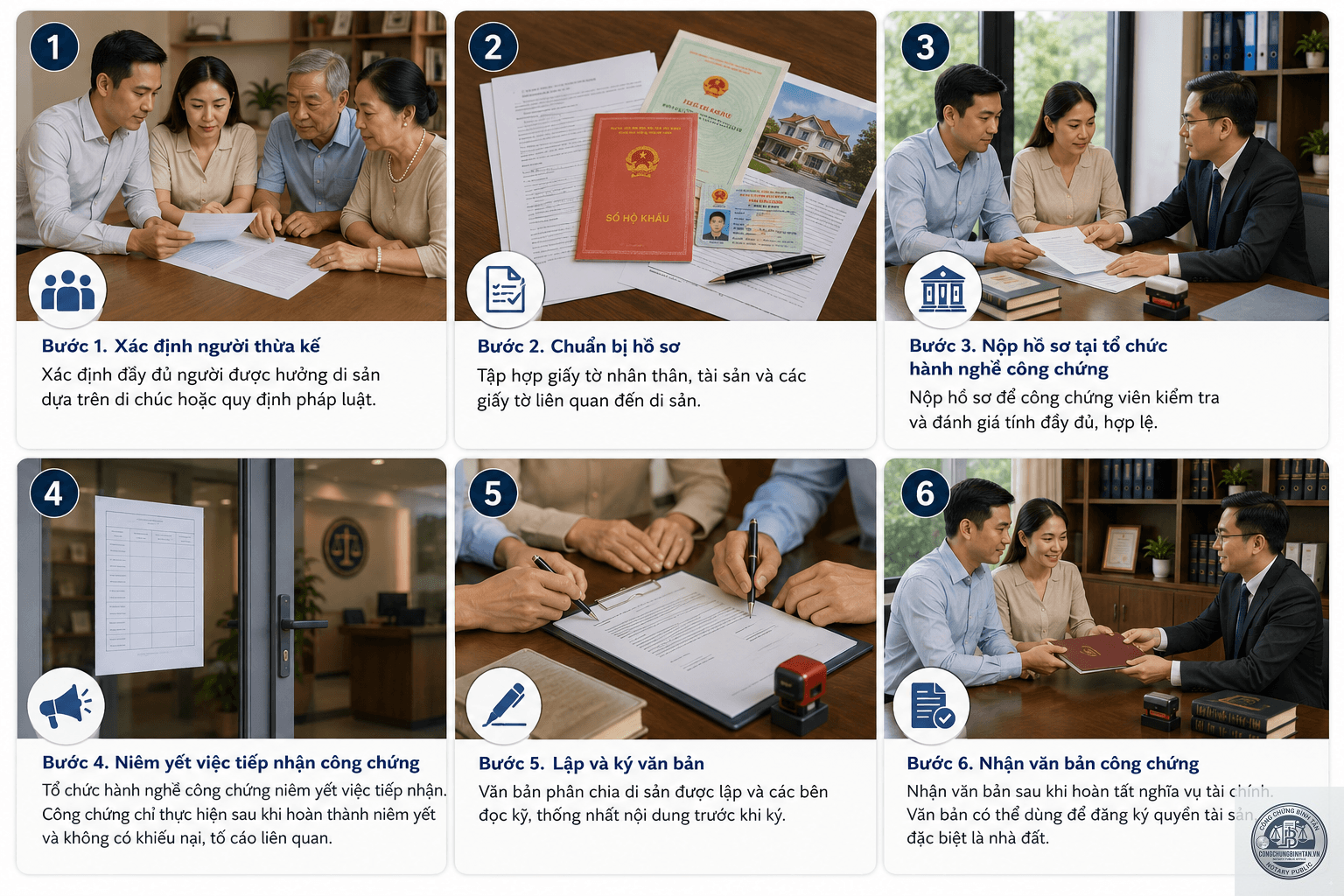 c&ocirc;ng chứng văn bản ph&acirc;n chia di sản c&oacute; di ch&uacute;c - Image 5