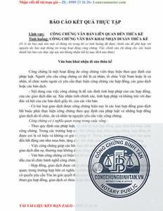 công chứng văn bản thừa kế có di chúc