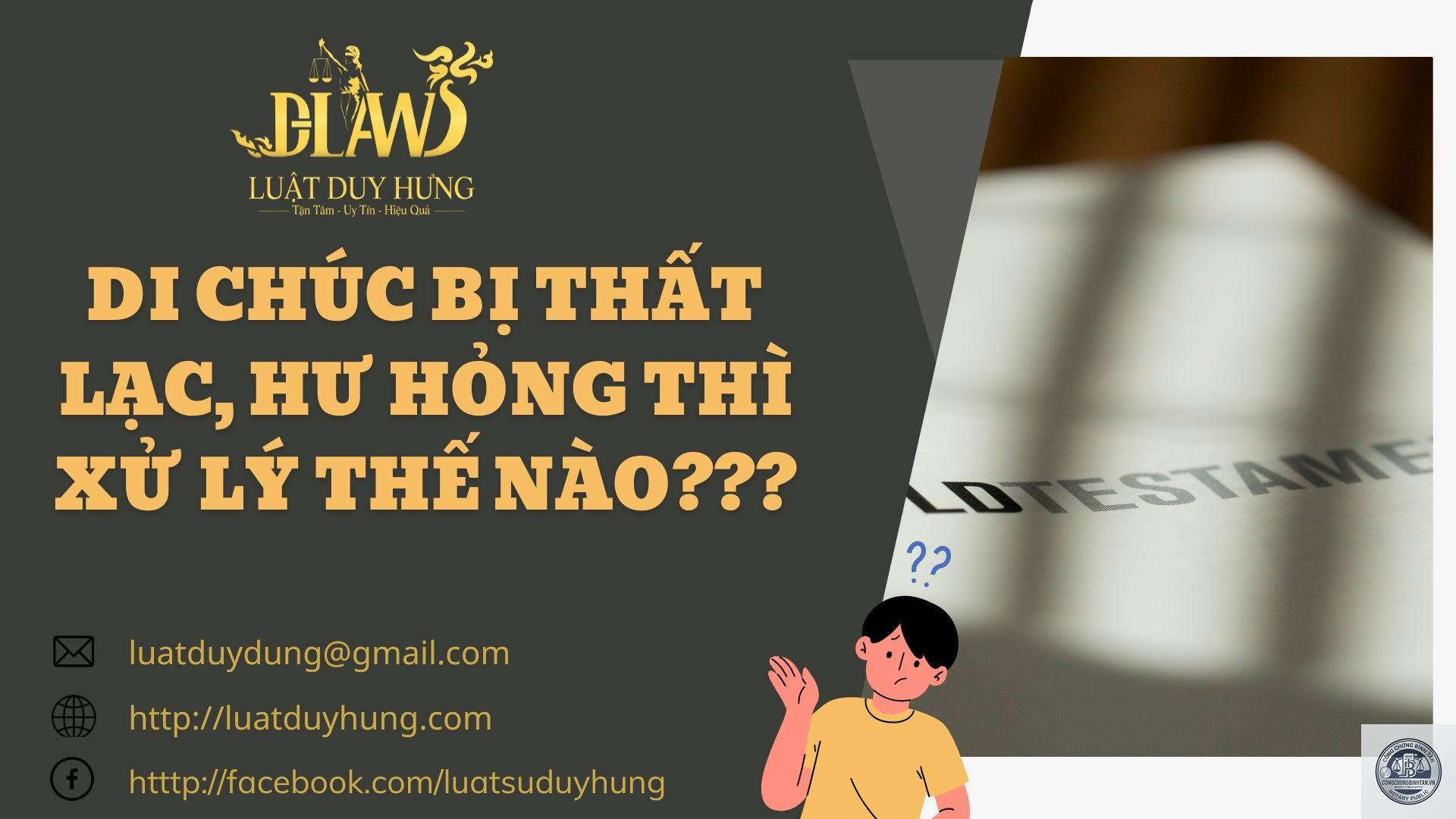 di chúc bị mất nhưng có bản photo - Image 1