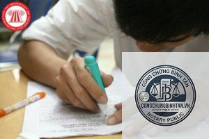 di chúc bị tẩy xóa