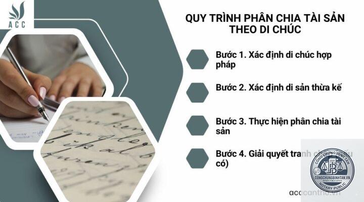 di chúc chia tài sản theo tỷ lệ phần trăm