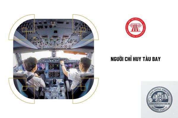 di ch&uacute;c c&oacute; x&aacute;c nhận của người chỉ huy m&aacute;y bay - Image 3
