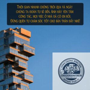 di chúc của người đi công tác xa