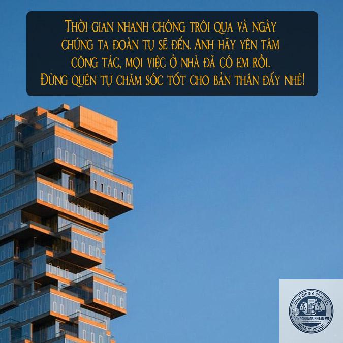 di chúc của người đi công tác xa