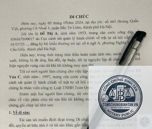 di chúc khi đang cấp cứu