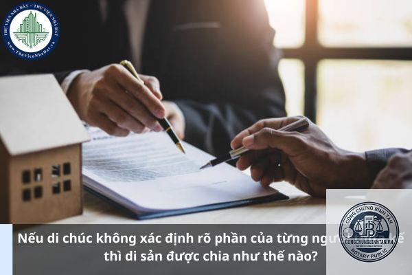 di chúc không xác định phần thừa kế - Image 5