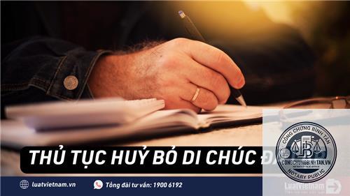 di chúc mới sau khi mất di chúc cũ