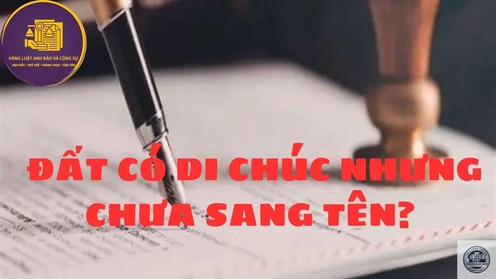 di ch&uacute;c t&agrave;i sản chưa sang t&ecirc;n - Image 2