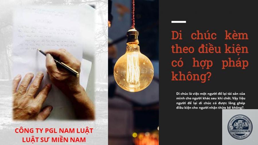 di chúc tặng tài sản kèm điều kiện