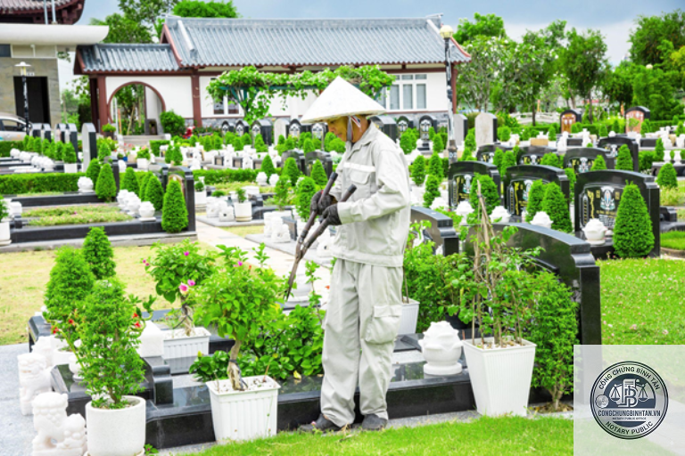 di ch&uacute;c y&ecirc;u cầu chăm s&oacute;c mộ phần - Image 4