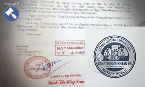 đối chiếu bản sao với bản gốc di chúc