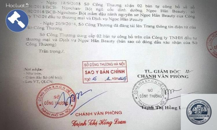 đối chiếu bản sao với bản gốc di chúc