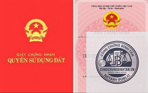 giấy chứng nhận quyền sử dụng đất khi lập di chúc