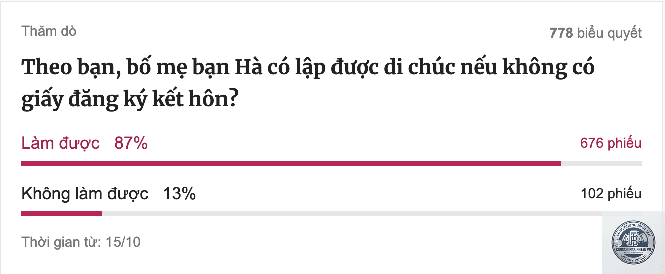 giấy đăng ký kết hôn khi lập di chúc - Image 2