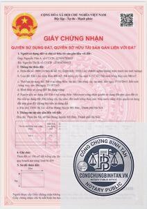 giấy tờ chứng minh quyền sở hữu di sản
