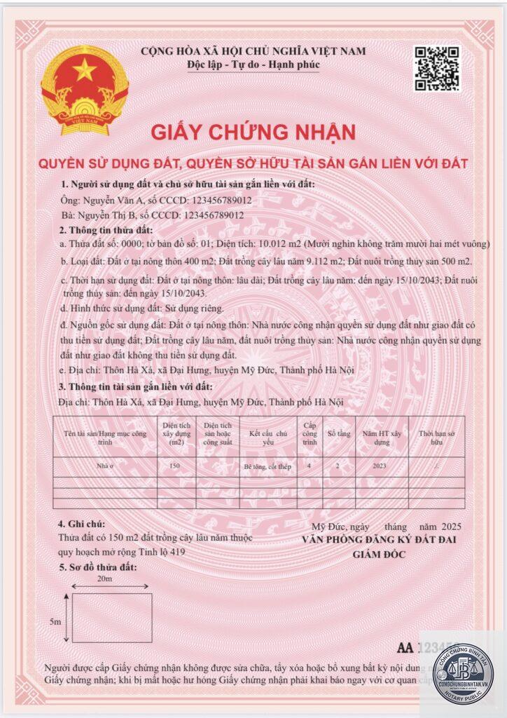 giấy tờ chứng minh quyền sở hữu di sản