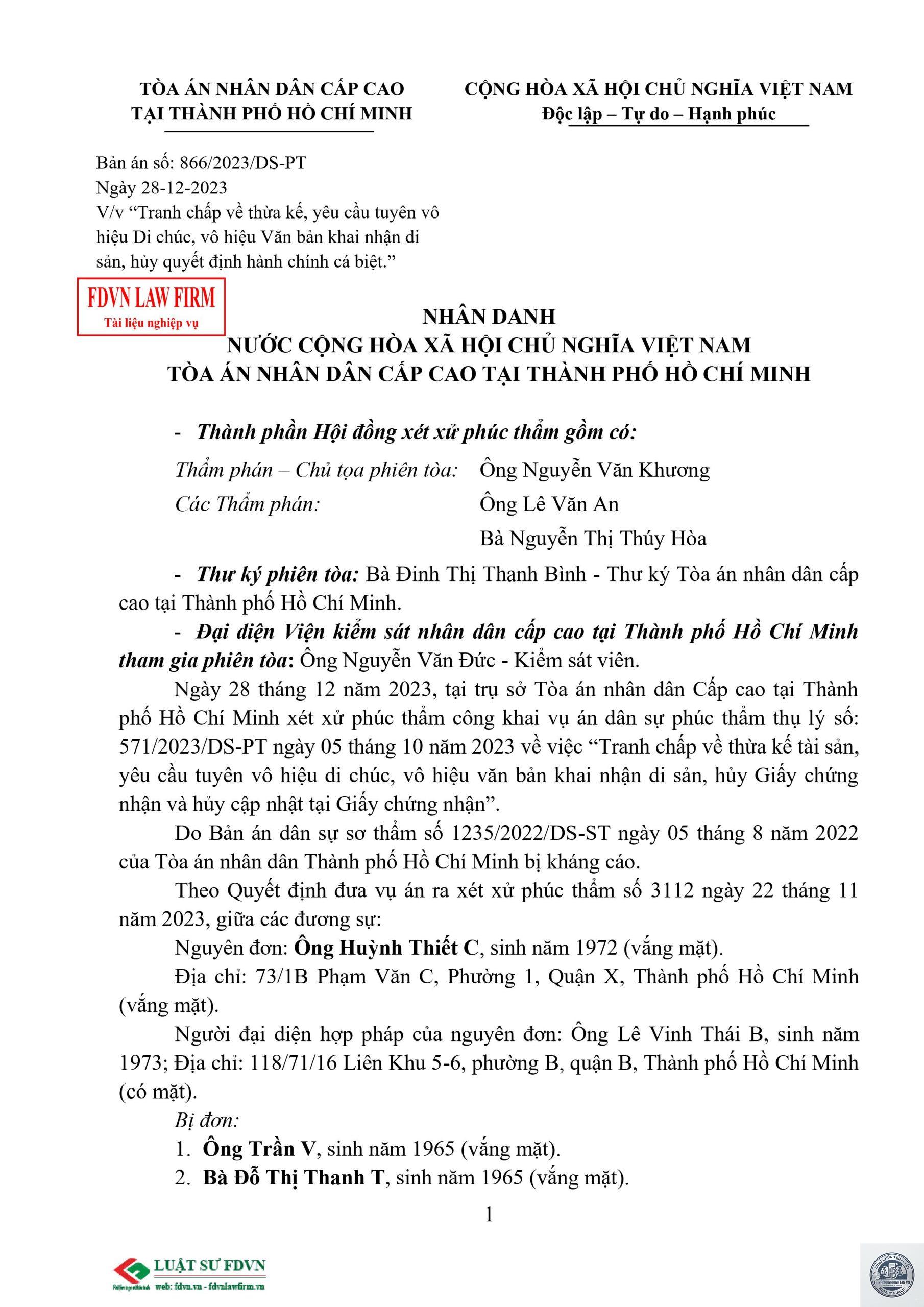 hồ sơ khởi kiện tranh chấp di ch&uacute;c - Image 2