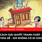 h&ograve;a giải tranh chấp di ch&uacute;c