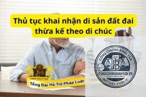 khai nhận nhà đất theo di chúc