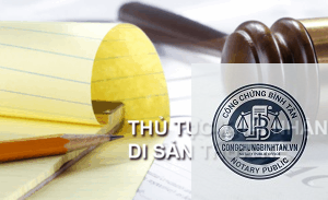 khai nhận thừa kế theo di chúc