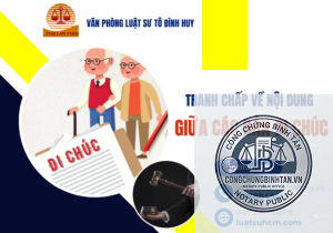 khởi kiện tranh chấp di chúc