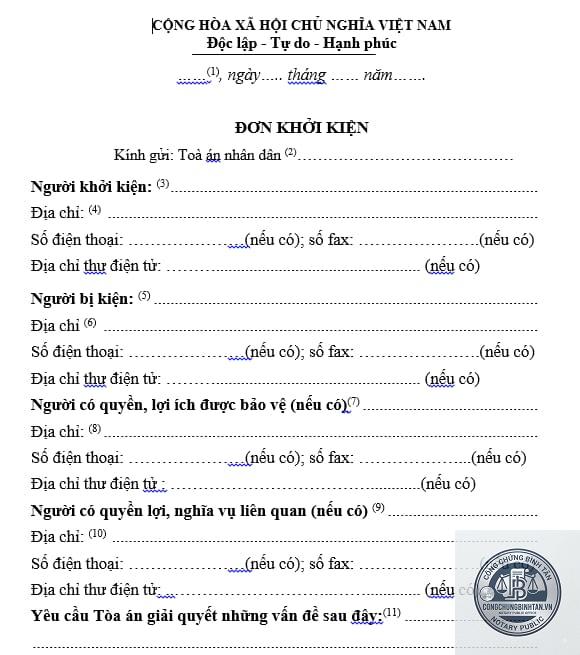 khởi kiện tranh chấp tài sản thừa kế