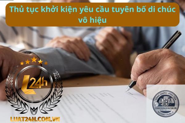khởi kiện y&ecirc;u cầu tuy&ecirc;n bố di ch&uacute;c v&ocirc; hiệu - Image 2