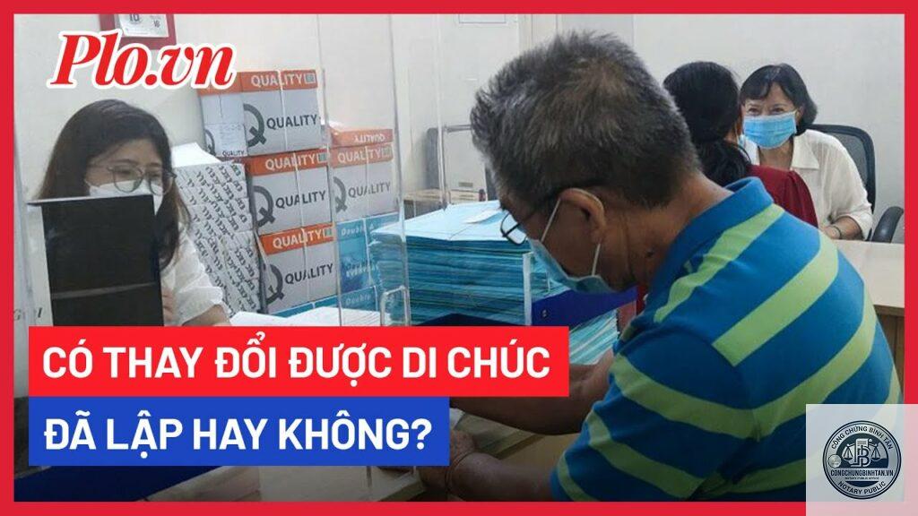 lập di chúc tại viện dưỡng lão