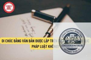 lập di chúc trên tàu biển