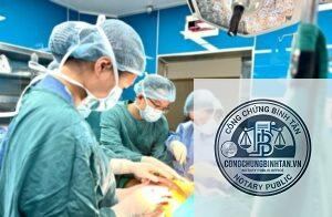 lập di chúc trước khi phẫu thuật