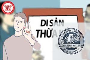 người thừa kế không nhận di sản
