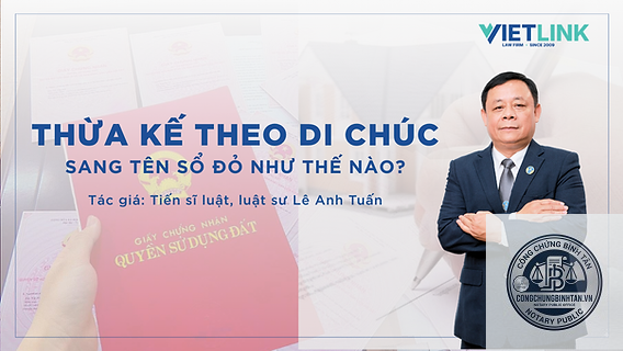 sang tên sổ đỏ cho một người theo di chúc - Image 4