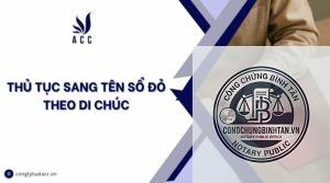 sang tên sổ đỏ cho nhiều người theo di chúc