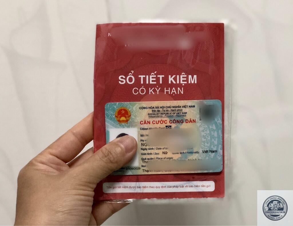 sổ tiết kiệm khi khai nhận thừa kế