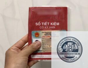 sổ tiết kiệm khi khai nhận thừa kế