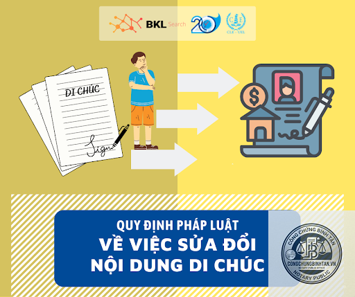sửa nội dung di chúc