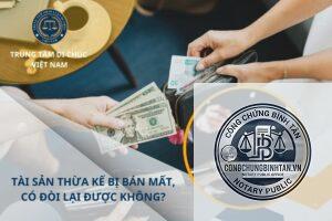 tài sản trong di chúc bị bán
